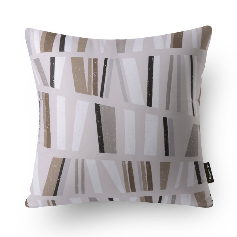 Decorative Velvet Throw Pillow Covers 18x18 Inches - Brown, Set of 2 - Hidden Zipper