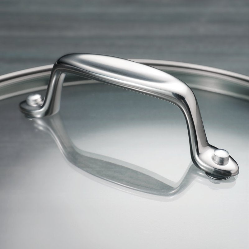 3 Qt Tri-Ply Clad Stainless Steel Covered Sauce Pan