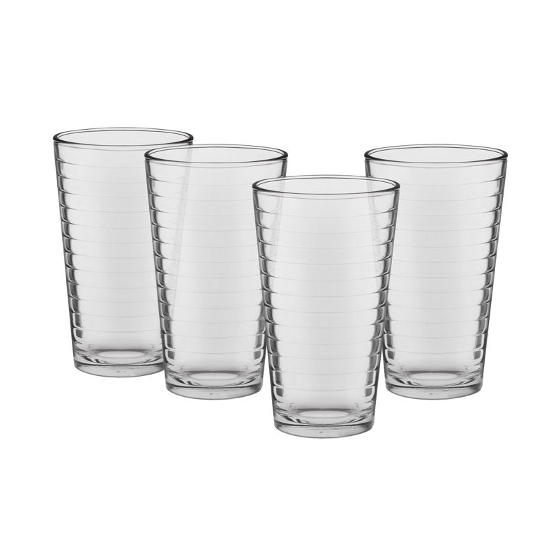 16.2 oz Drinkware Set - 8-Piece Glass Set for Everyday Use