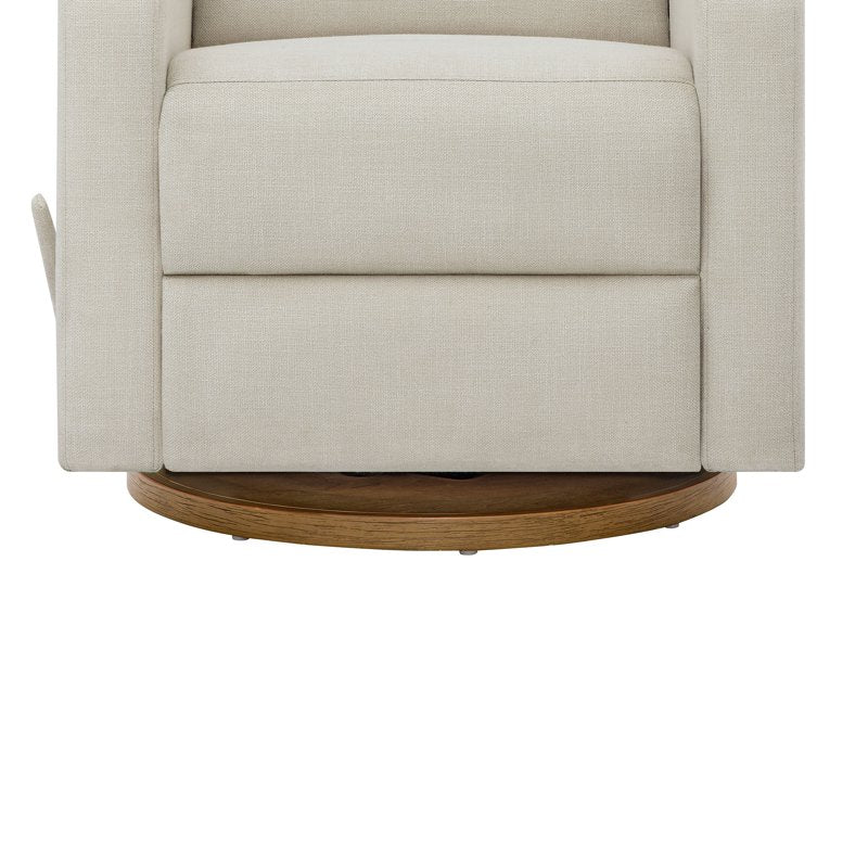 Modern Farmhouse Glider Recliner with Swivel - Multiple Colors