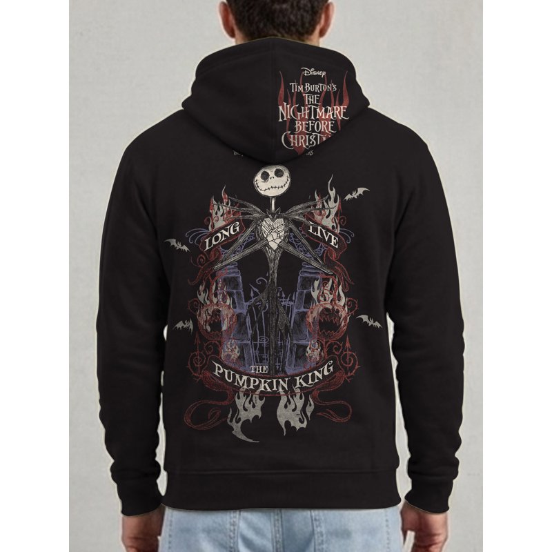 Nightmare Before Christmas Men's & Big Men's Graphic Hoodie - Black Knight 2XL