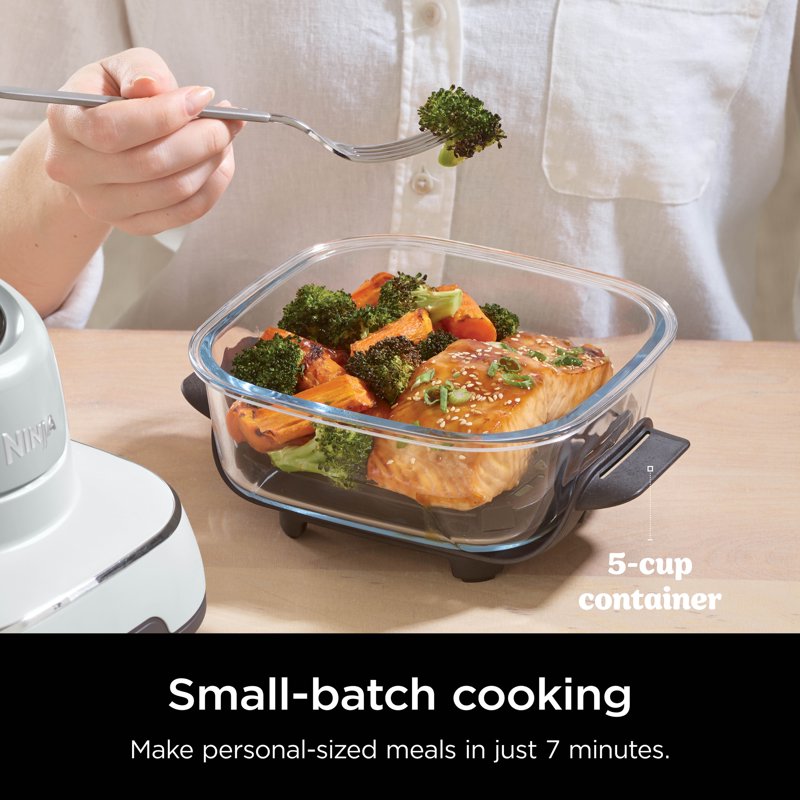 Ninja Crispi 4-Qt Portable Air Fryer - White, 3-in-1 Cooking System