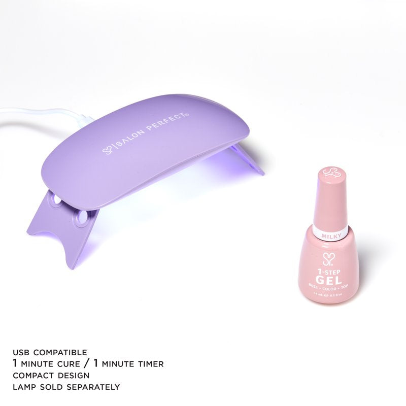 Milky One-Step Gel Nail Polish - Sheer Glazed Finish, 0.5 fl oz