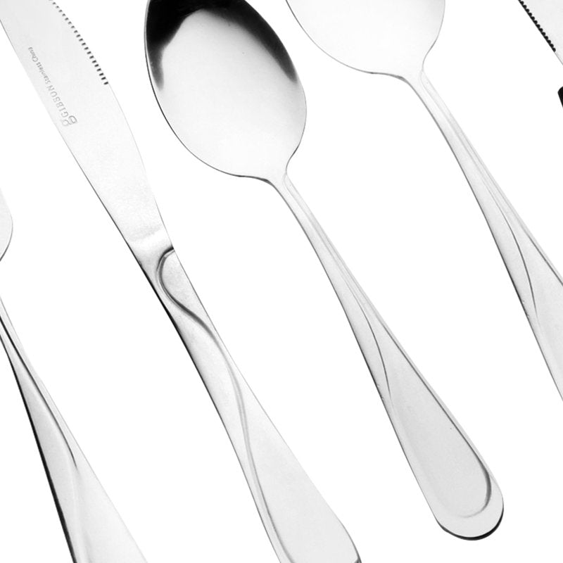 24-Piece Stainless Steel Flatware Set with 4 Steak Knives