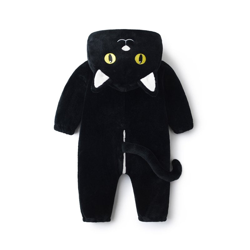 White Toddler Cat Costume Jumpsuit for Boys & Girls Halloween Cosplay, 9-18 Months Variation of THIS listing