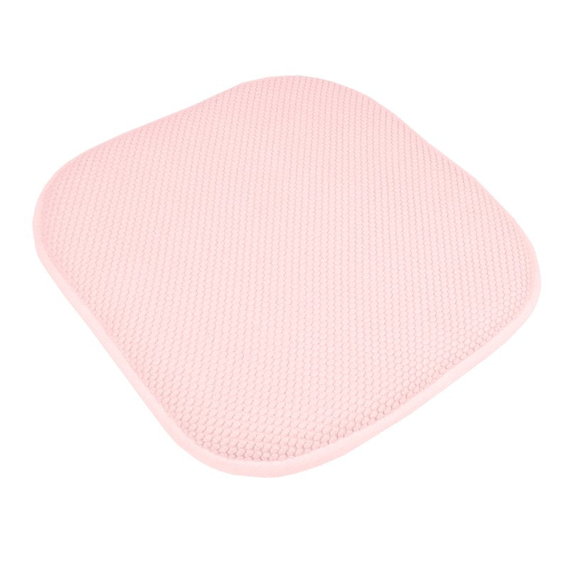 Memory Foam Honeycomb Non-Slip Chair Pad - 16" x 16" - Pink, 2 Pack