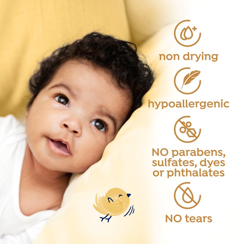 Tear-Free Baby Shampoo for Curly Hair - Hydrating & Nourishing, 13 fl oz