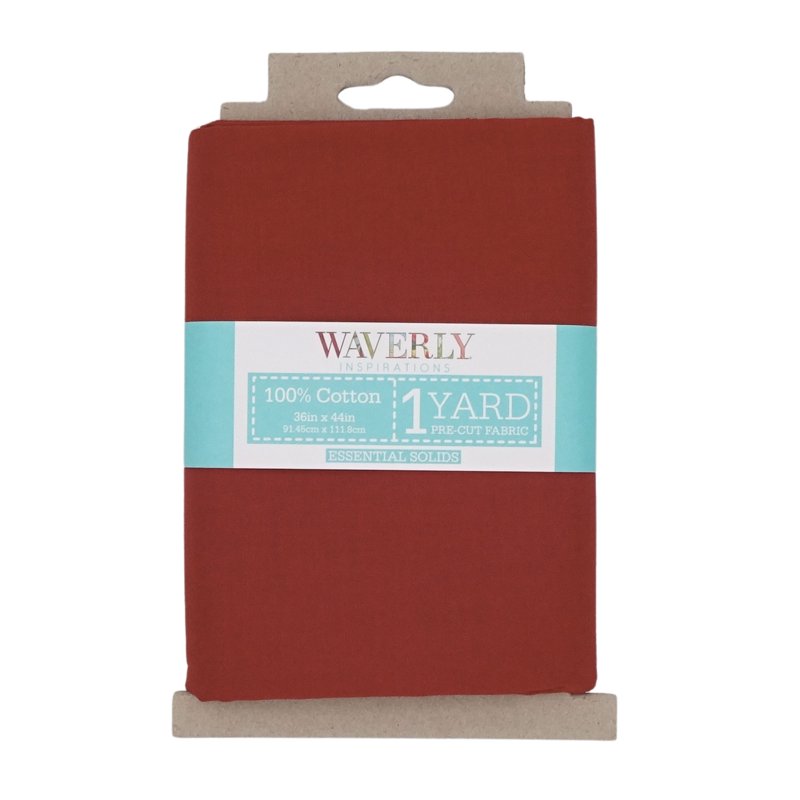 Solid Cotton Fabric 1 Yard Pack - Spice, 44" Wide for Quilting & Sewing - 2 Pack