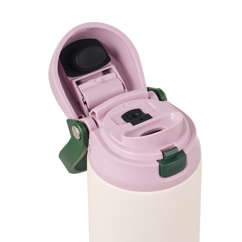 Stainless Steel 2-in-1 Straw & Chug Water Bottle - Blush 24oz