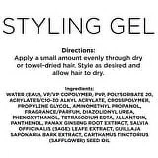 Strong Hold Styling Gel for Men - Non-Flaking, Alcohol-Free