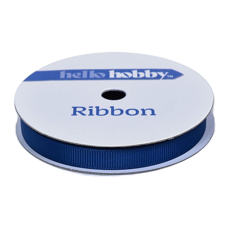 Blue Grosgrain Ribbon 3/8 Inch - 6 Yards Craft Trim for Hair, Gift Wrap, Decor