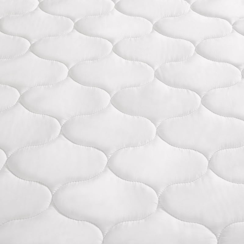 Full Size Waterproof Mattress Pad - Hypoallergenic & Microban Technology, Fits 18-Inch Mattresses - Blue
