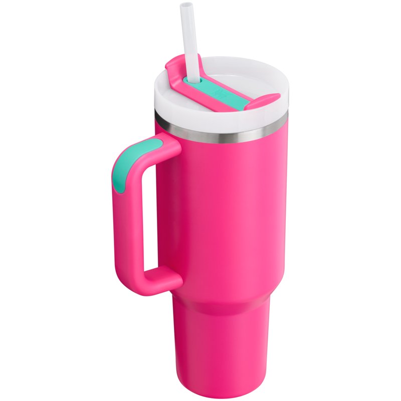 40oz Passion Pink Stainless Steel Tumbler with FlowState Lid