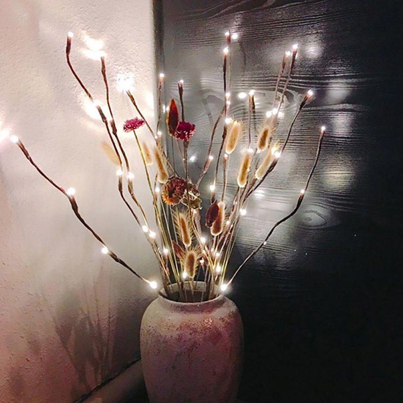 30-Inch LED Lighted Branch Vase Decoration Pink - Bendable Fairy Lights for Home & Events