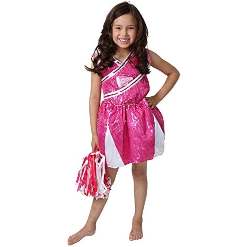 Kids Princess Dress Set - 4 Colorful Costume Dresses for Girls 2-4 Years