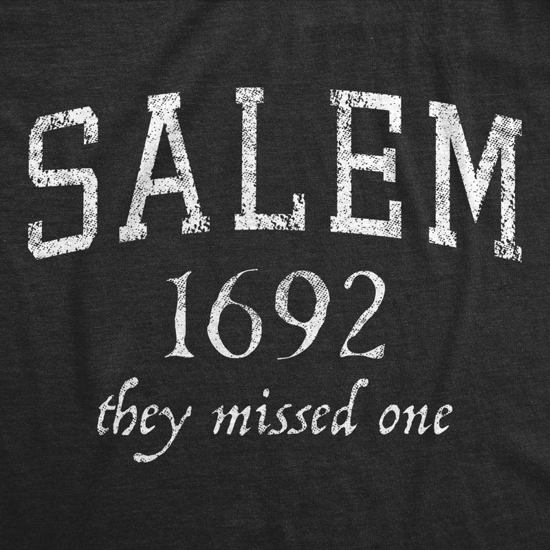 Men's Salem 1692 Halloween T Shirt Funny Witch Hunt Joke Graphic Tee - Size M