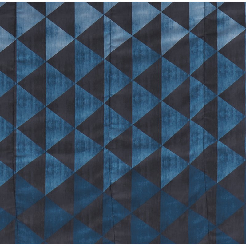Your Zone 2-Piece Comforter and Sham Set Twin Gray Blue Modern Bedding
