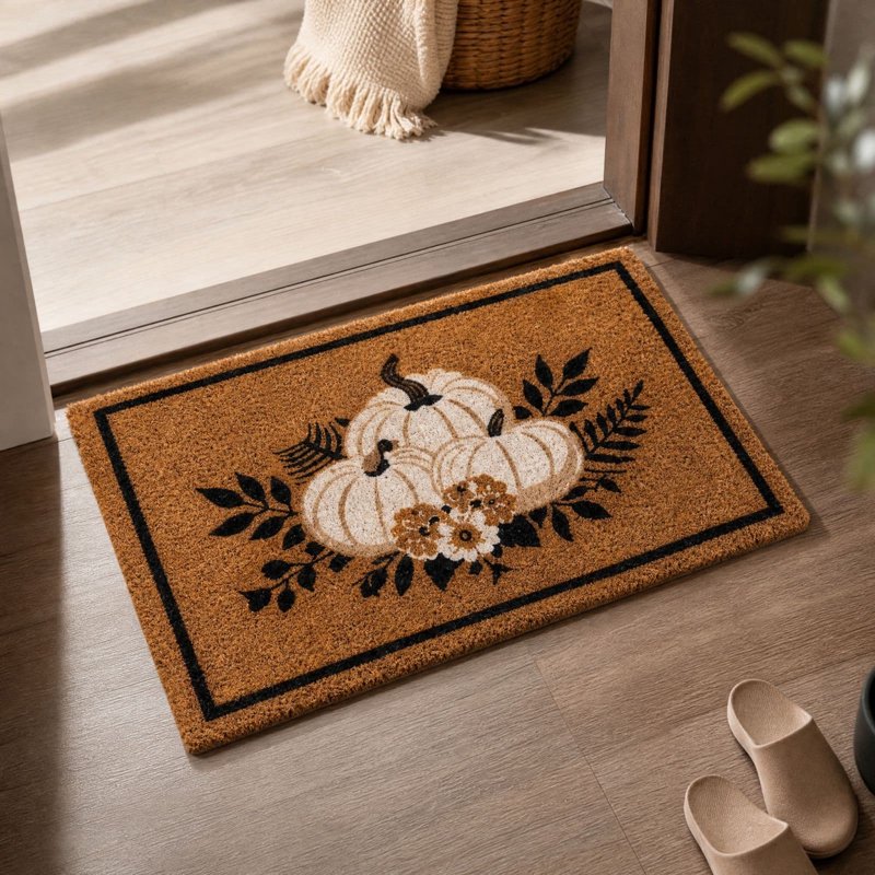 Fall Doormat 24x36 inches Outdoor Entry Rug for Front Door Kitchen Bathroom Decor
