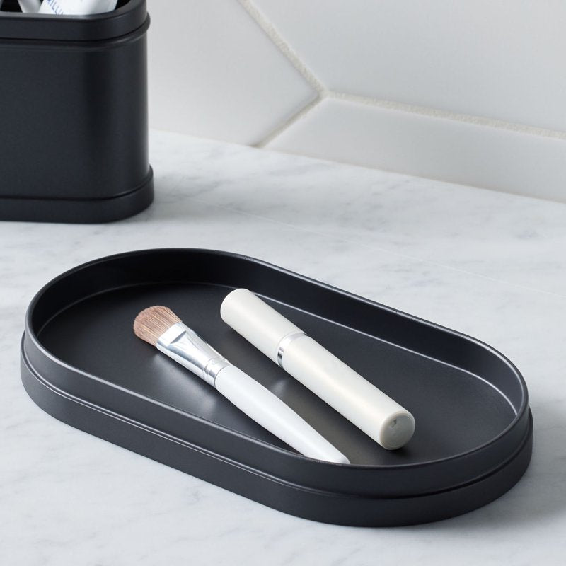 3 Pack Metal Accessory Tray for Home Organization – Black, Stylish & Versatile