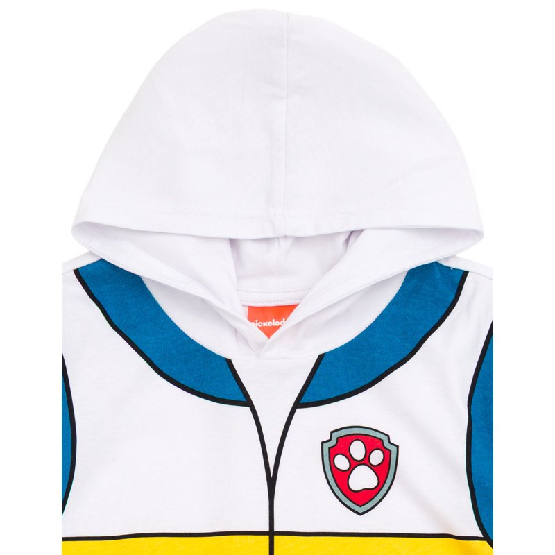 Paw Patrol Ryder Cosplay Hooded T-Shirt for Adults - Red Blue Variation of Ryder Red Blue L