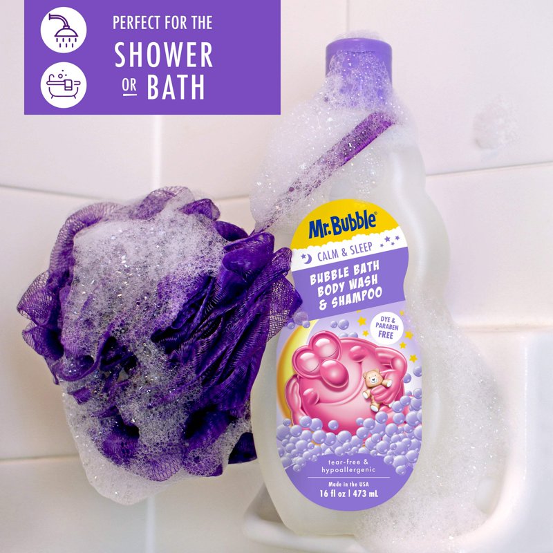 Calm & Sleep 3-in-1 Kids Bubble Bath, Body Wash & Shampoo - 16 fl oz