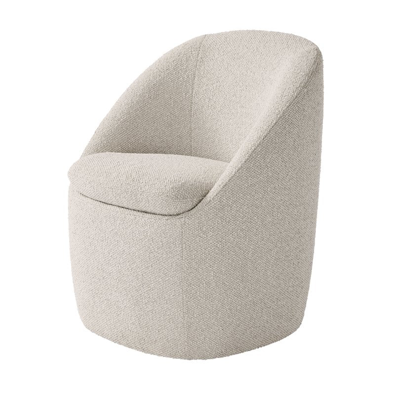 Mira Everywhere Dining Chair - Cream Upholstered, Fully Assembled