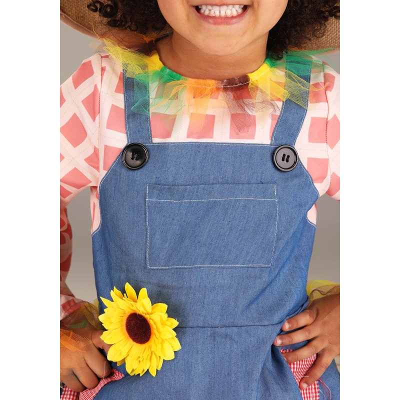 Toddler Scarecrow Costume 4T - Harvest Themed Kids Fancy Dress