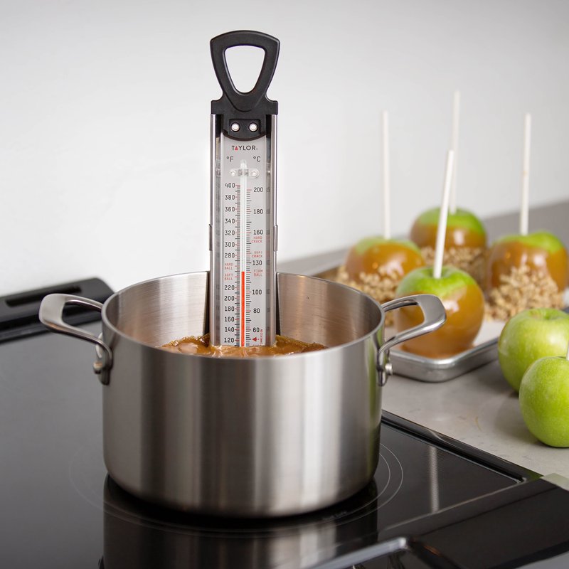 Candy and Deep Fry Thermometer with Adjustable Pan Clip - 12 Inch