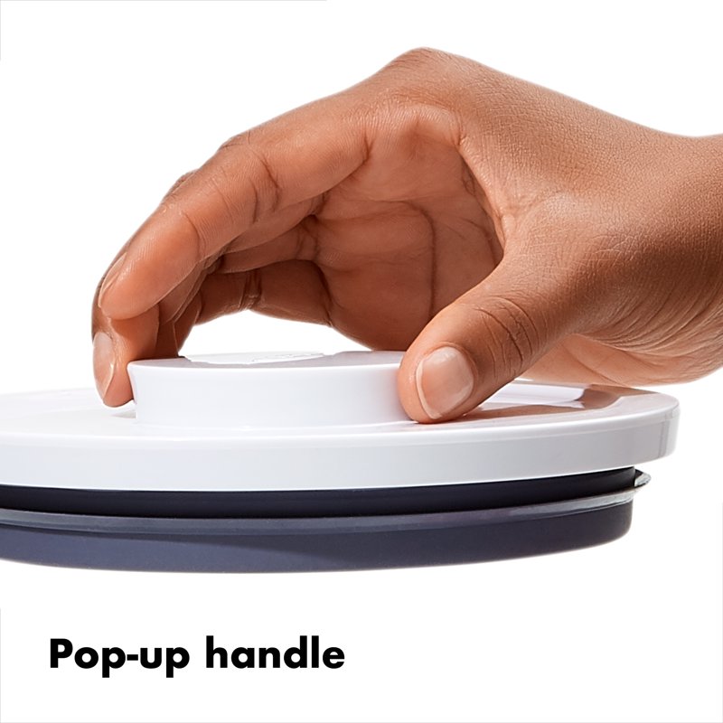Airtight Food Storage Container Set - 3-Piece Round, BPA-Free