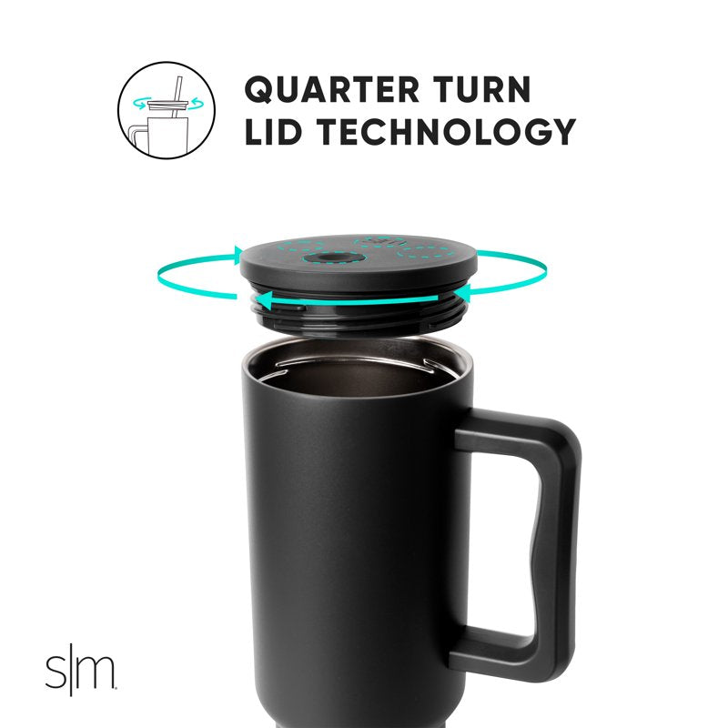 Insulated Stainless Steel Trek Tumbler with Straw Lid - Electric Lavender Leopard