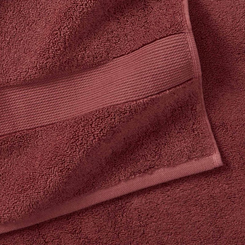 Better Homes & Gardens Signature Soft Cotton Bath Towel Set - Deep Redwood - 4 Pieces