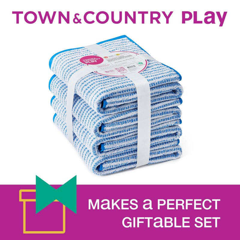 Reversible Brights Terry Bath Towel Set - 6-Piece, Sunshine Yellow