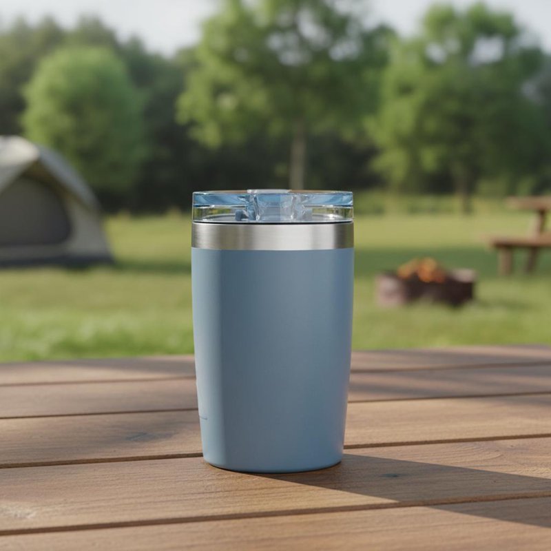 12oz Insulated Stainless Steel Travel Tumbler - Blue
