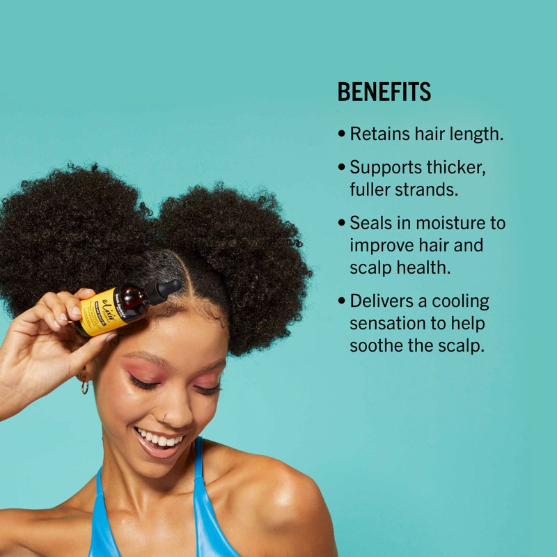 Hair & Scalp Oil with Saw Palmetto & Jamaican Black Castor Oil - 2 fl oz