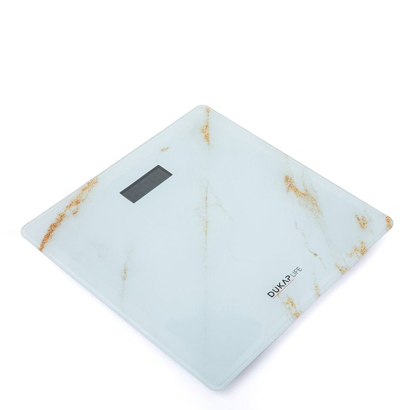 Digital Bathroom Body Weight Scale - Gold Marble Finish with High Accuracy Sensors