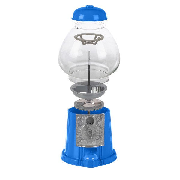 11-Inch Mini Gumball Machine - Blue Candy Dispenser