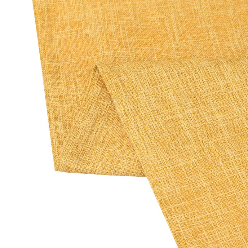 Solid Color Table Runner - Yellow 12" x 71" - Linen Fabric