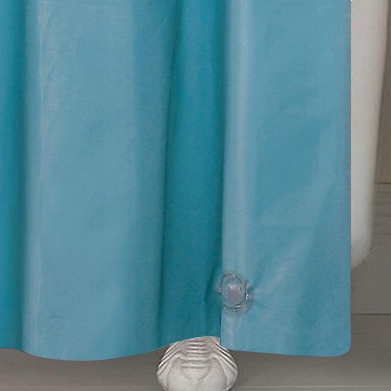 Sea Foam Heavyweight 6 Gauge PEVA Shower Liner - 72x72 inches, Solid Color