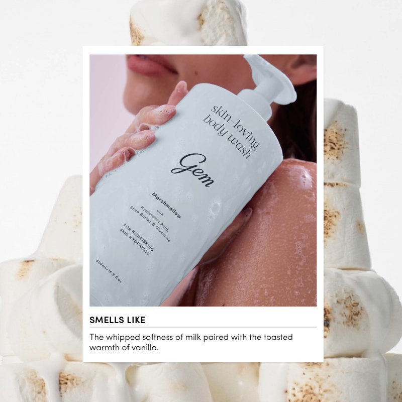 Hydrating Body Wash with Hyaluronic Acid & Shea Butter - 500mL