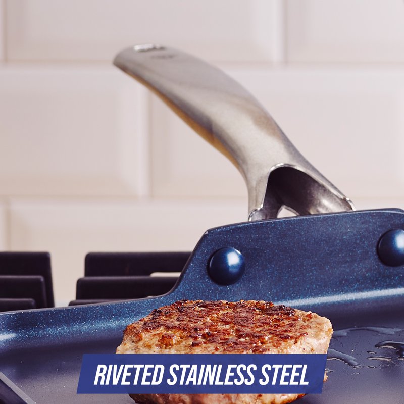 11" Ceramic Nonstick Griddle - Toxin-Free & Metal Utensil Safe