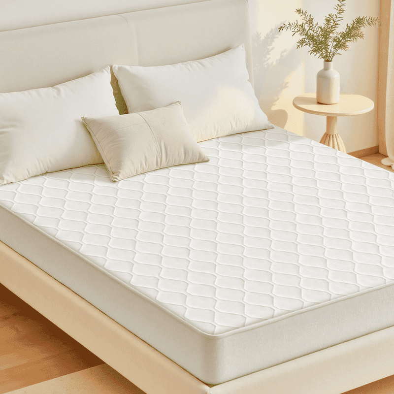 Twin Heated Mattress Pad - 12 Heat Settings, Machine Washable, Over-Heat Protection, White, 75x39