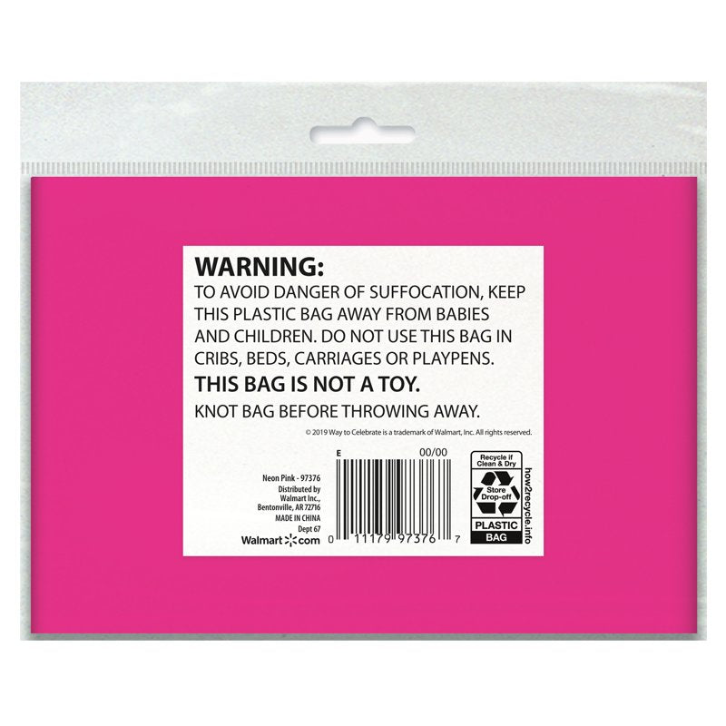 84-Inch Pink Round Plastic Table Cover - Single Use