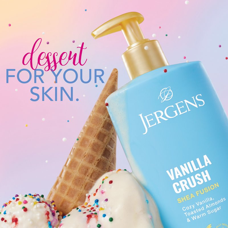Shea Fusion Vanilla Crush Scented Body Lotion - Moisturizing Dry Skin