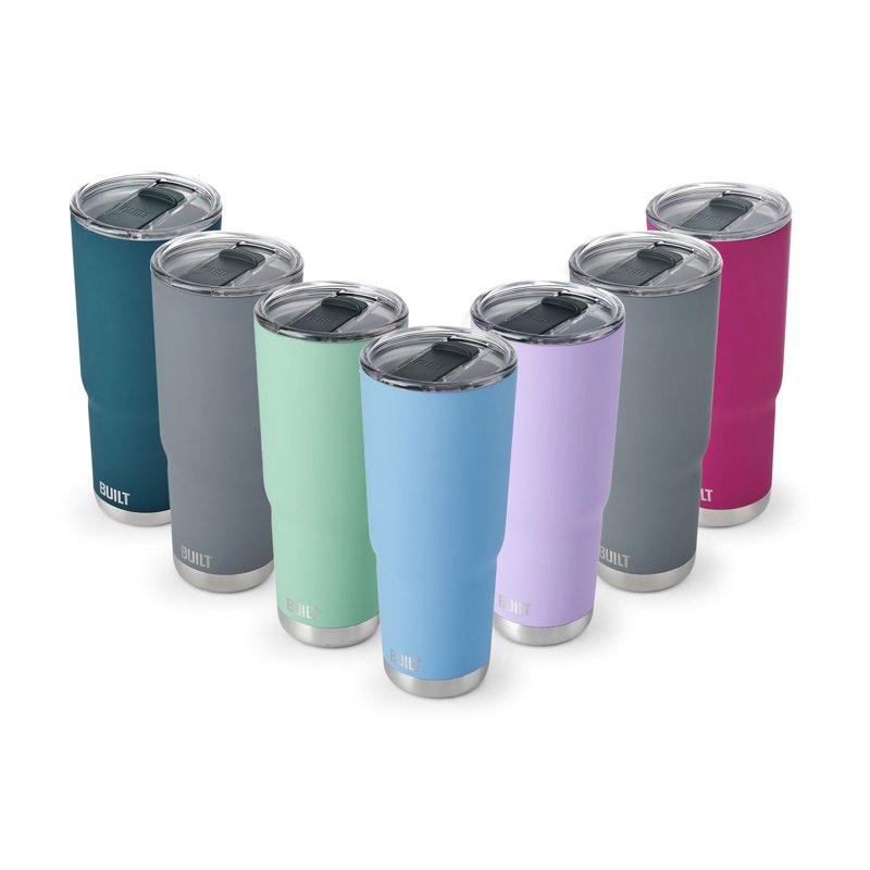 30 oz Insulated Stainless Steel Tumbler Water Bottle - Magenta