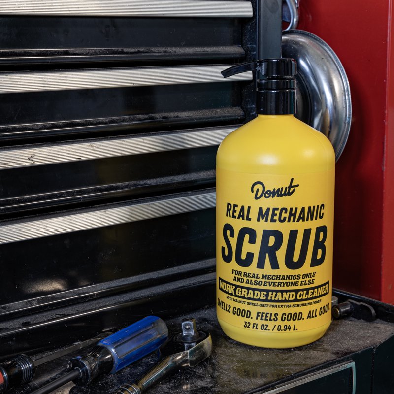 Heavy-Duty Mechanic Hand Soap with Walnut Grit & Shea Butter, 32 fl oz