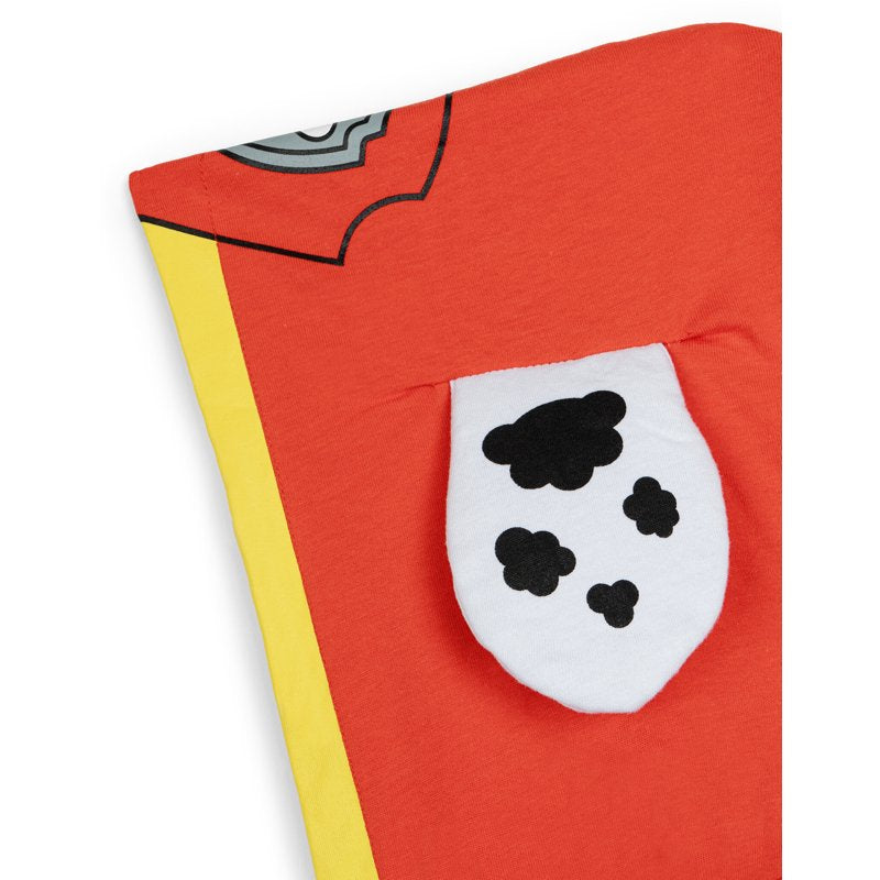 Kids Paw Patrol Hoodie T-Shirt Marshall Bright Red 10-12 - Boys Cosplay Top