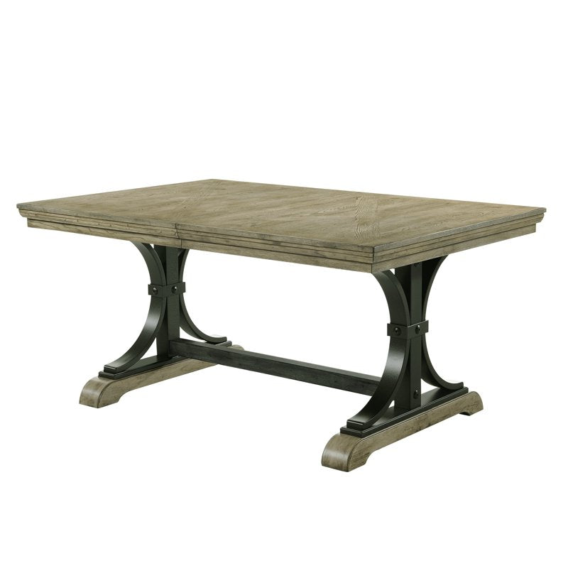 Birmingham 9-Piece Dining Set - Extendable Table with Side Chairs Only - Driftwood Finish