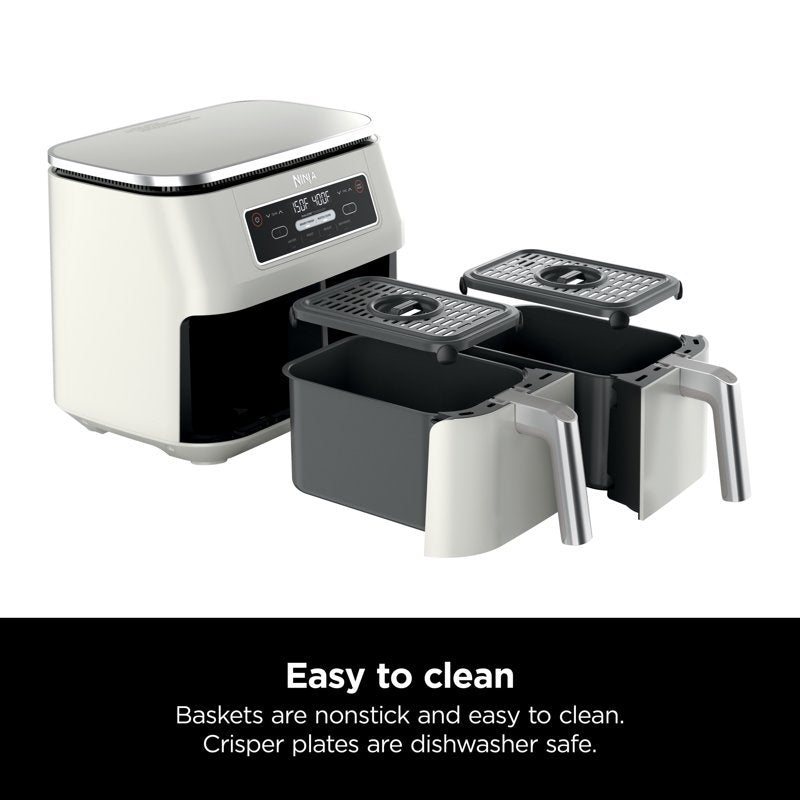 Ninja Foodi 8-Qt DualZone Air Fryer - 4-in-1, Dove