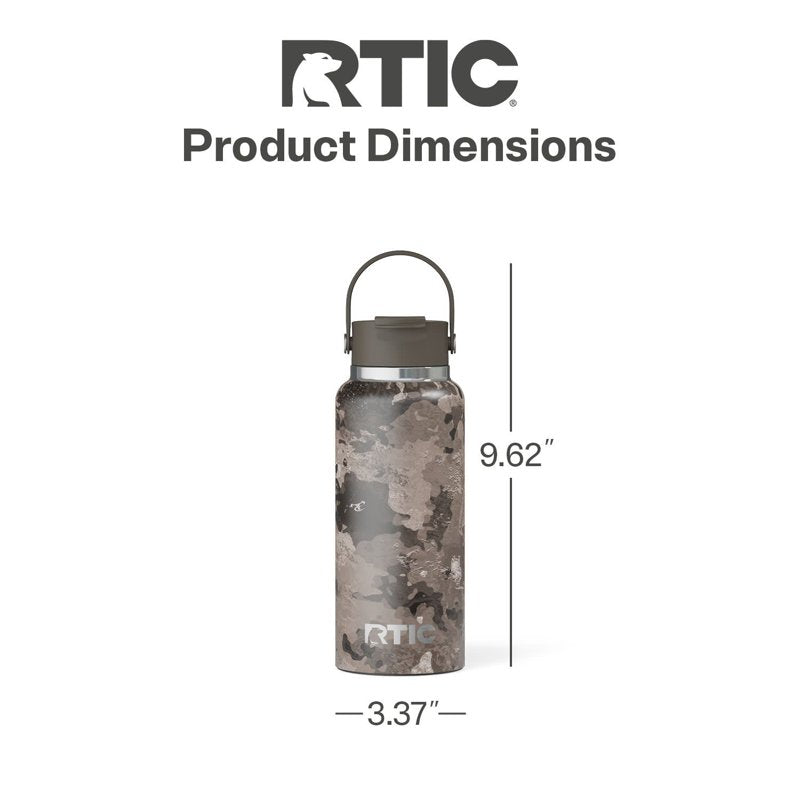 32 oz Insulated Outback Water Bottle - Olive Midnight Camo