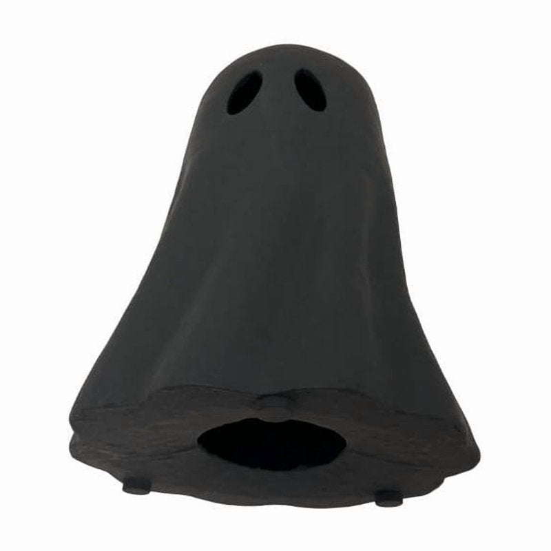 Halloween Ghost Figurine - 10cm Black Spooky Resin Decor for Mantel & Tabletop - Variation K